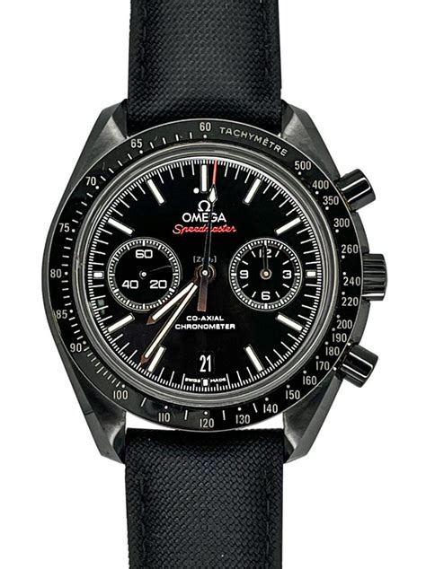 omega speedmaster moonwatch dark side of the moon 311.92.44.51.01.003|Omega Speedmaster black dial.